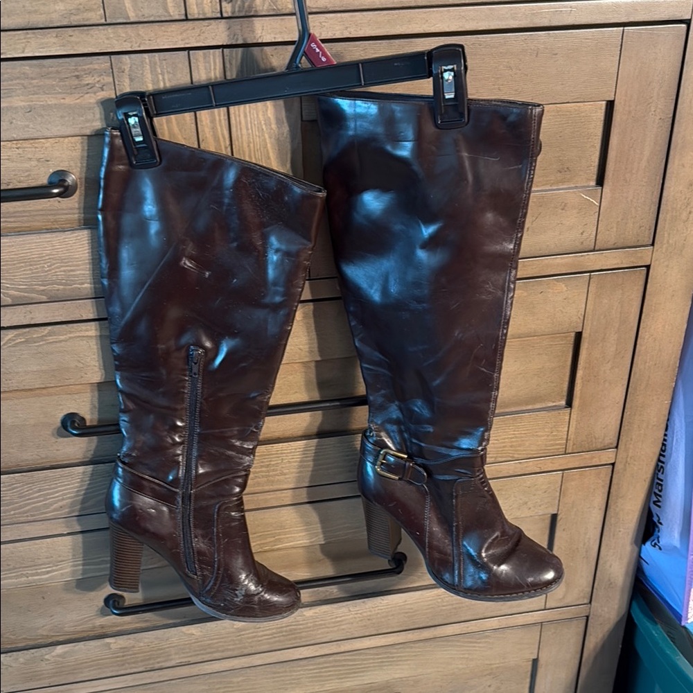 Apt. 9 Brown Heeled Boots